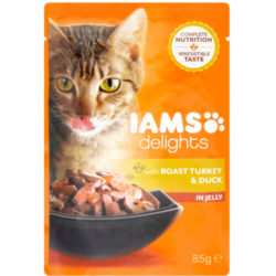 Iams Roast Turkey & Duck In Jelly Adult Cat Food